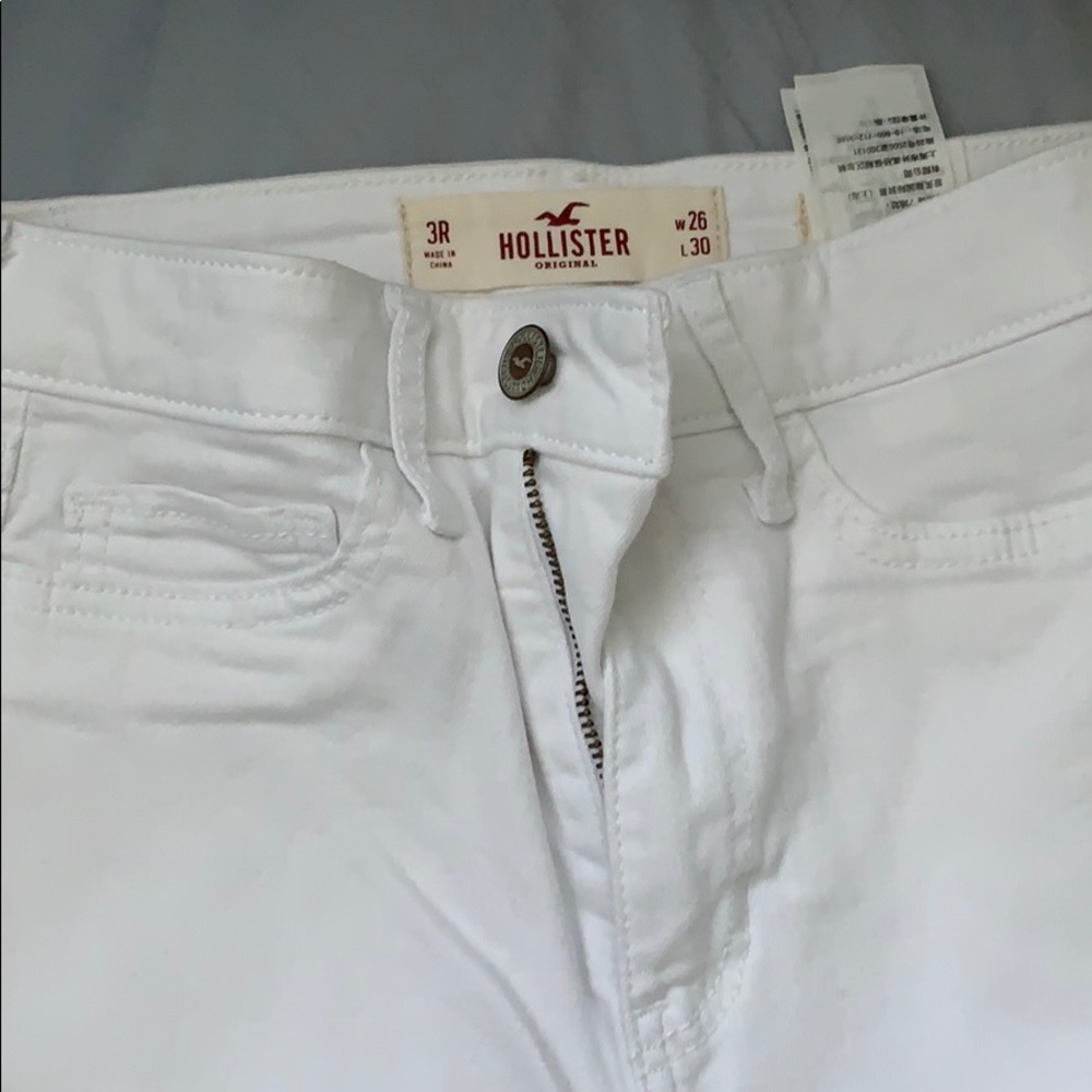 High waisted skinny jeans